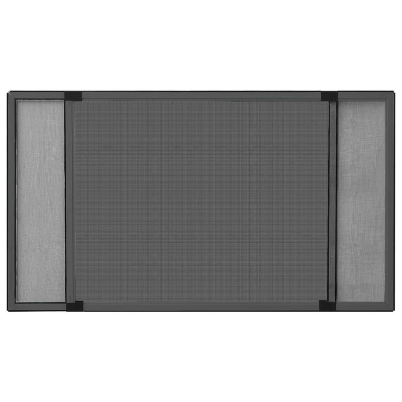 Casa si Gradina - Textile si covoare - Perdele si draperii - Perdele - Plasa insecte extensibila ferestre, antracit, (100-193)x75 cm - Infinity.ro