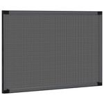 Casa si Gradina - Textile si covoare - Perdele si draperii - Perdele - Plasa insecte extensibila ferestre, antracit, (100-193)x75 cm - Infinity.ro