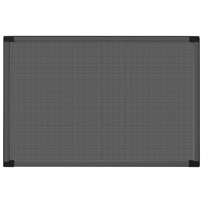 Casa si Gradina - Textile si covoare - Perdele si draperii - Perdele - Plasa insecte extensibila ferestre, antracit, (100-193)x75 cm - Infinity.ro