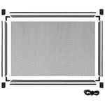 Casa si Gradina - Textile si covoare - Perdele si draperii - Perdele - Plasa insecte extensibila ferestre, antracit, (100-193)x75 cm - Infinity.ro