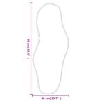 Casa si Gradina - Decoratiuni - Oglinzi - Oglinda de perete, auriu, 90x40 cm - Infinity.ro