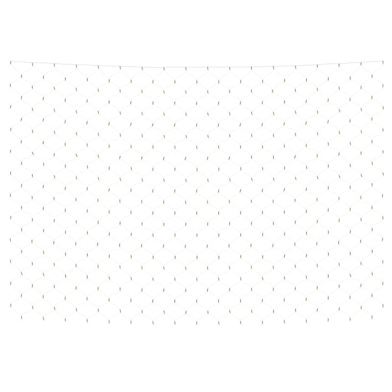 Casa si Gradina - Electrice - Cabluri electrice si conductori - Plasa lumini de Craciun alb cald 3x3m 306 LED interior/exterior - Infinity.ro