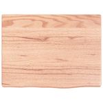 Casa si Gradina - Mobilier - Biblioteci si rafturi - Rafturi - Polita perete maro deschis 40x30x2 cm lemn masiv stejar tratat - Infinity.ro