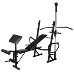 Sport si Outdoor - Fitness - Aparate fitness - Aparate si banci multifunctionale - Banca fitness cu rastel greutati, set haltere/gantere, 30,5kg - Infinity.ro