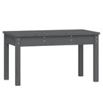 Casa si Gradina - Gradina si terasa - Mobilier exterior - Bancute de gradina - Banca de gradina, gri, 80x44x45 cm, lemn masiv de pin - Infinity.ro