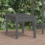 Casa si Gradina - Gradina si terasa - Mobilier exterior - Bancute de gradina - Banca de gradina, gri, 80x44x45 cm, lemn masiv de pin - Infinity.ro