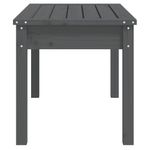 Casa si Gradina - Gradina si terasa - Mobilier exterior - Bancute de gradina - Banca de gradina, gri, 80x44x45 cm, lemn masiv de pin - Infinity.ro