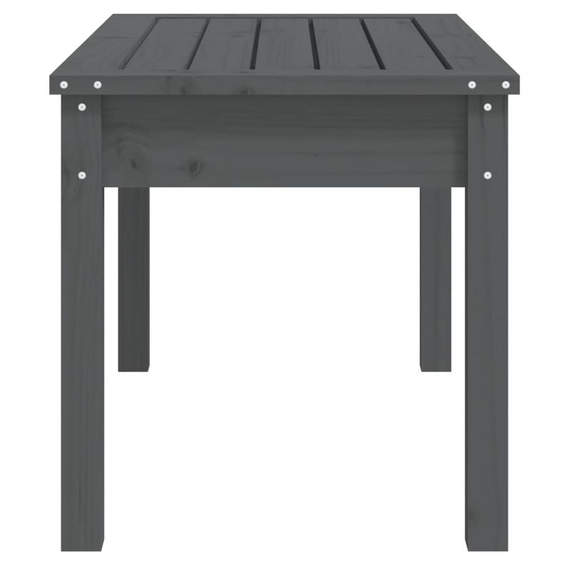 Casa si Gradina - Gradina si terasa - Mobilier exterior - Bancute de gradina - Banca de gradina, gri, 80x44x45 cm, lemn masiv de pin - Infinity.ro