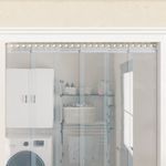 Casa si Gradina - Textile si covoare - Perdele si draperii - Perdele - Placi de conectare, 6 buc., argintiu, 20 cm, otel inoxidabil - Infinity.ro