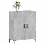 Casa si Gradina - Mobilier - Comode si corpuri - Comode - Servanta, gri beton, 69,5x34x90 cm, lemn compozit - Infinity.ro