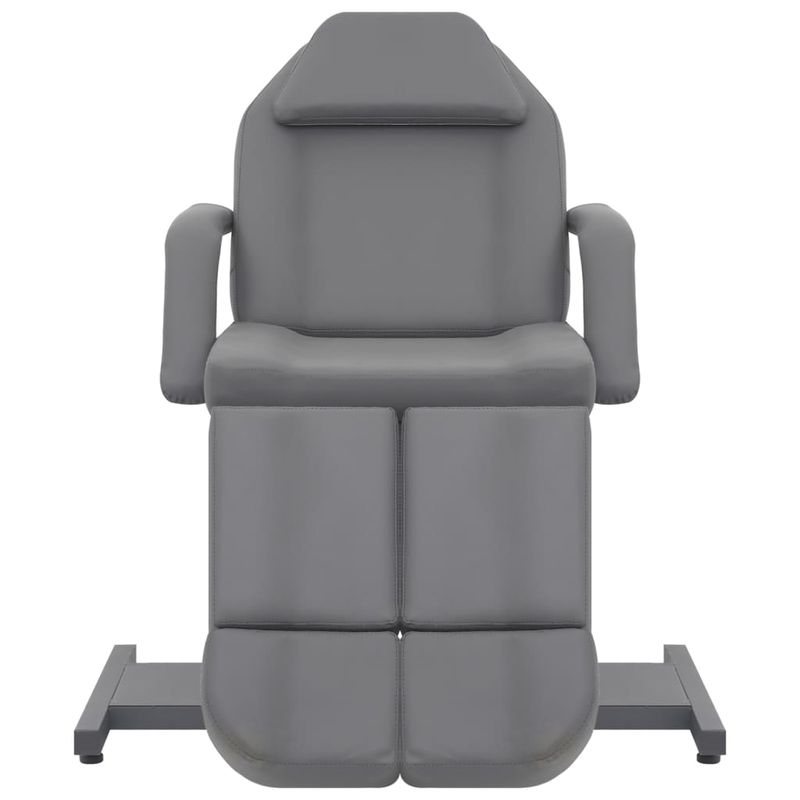 Ingrijire personala si Cosmetice - Sanatate si wellness - Articole wellness - Fotolii de masaj - Scaun tratament de infrumusetare, gri, 180x62x78 cm, piele eco - Infinity.ro