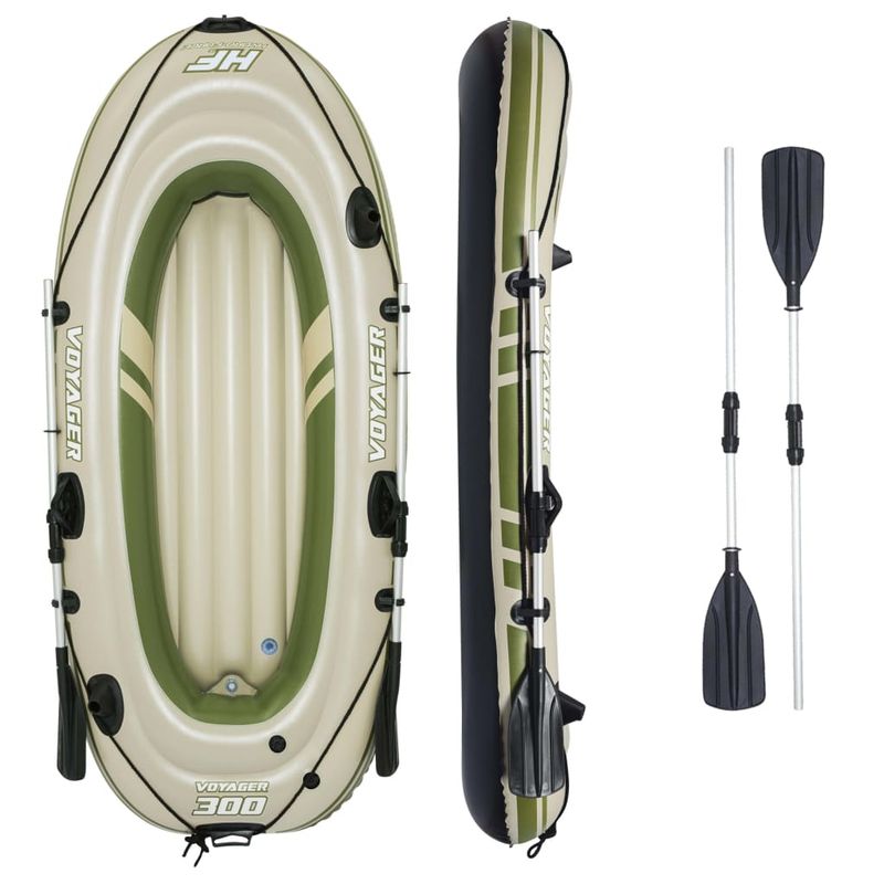 Sport si Outdoor - Sporturi acvatice - Rafting, caiac si canoe - Bestway Barca gonflabila Hydro Force Voyager 300, 243 x 102 cm - Infinity.ro