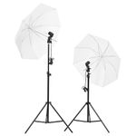TV, Audio-Video si Foto - Aparate foto si accesorii - Accesorii foto si video - Blitzuri - Kit lumini studio foto, trepiede+umbrele, model 2 tripods + 2 umbrellas (white) + 2 daylight lamps + 1 carrying case, număr de articole 7 - Infinity.ro
