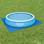 Casa si Gradina - Constructii - Scari si accesorii interioare - Alte accesorii pentru piscine - Bestway Panza de sol pentru piscina Flowclear, 396 x 396 cm - Infinity.ro