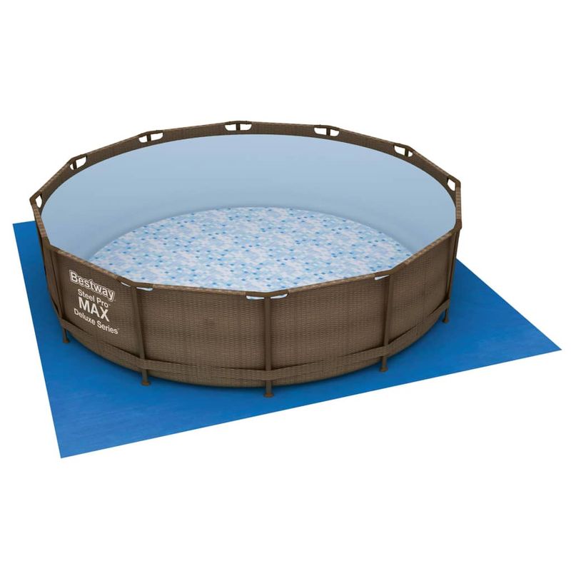 Casa si Gradina - Constructii - Scari si accesorii interioare - Alte accesorii pentru piscine - Bestway Panza de sol pentru piscina Flowclear, 396 x 396 cm - Infinity.ro