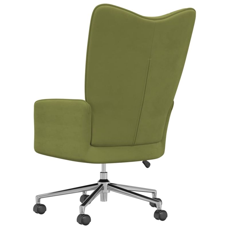 Casa si Gradina - Mobilier - Scaune si fotolii - Fotolii - Fotoliu de relaxare, verde deschis, catifea - Infinity.ro