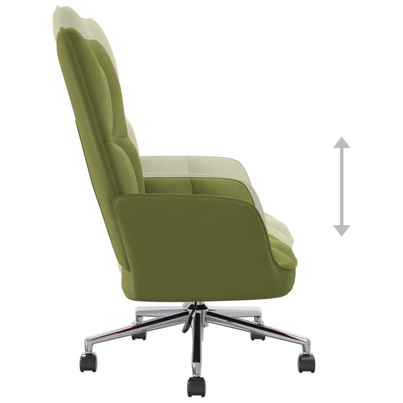Casa si Gradina - Mobilier - Scaune si fotolii - Fotolii - Fotoliu de relaxare, verde deschis, catifea - Infinity.ro