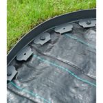 Casa si Gradina - Gradina si terasa - Garduri, panouri si accesorii - Nature Margine pentru bordura de gradina, gri, 5cmx10m - Infinity.ro
