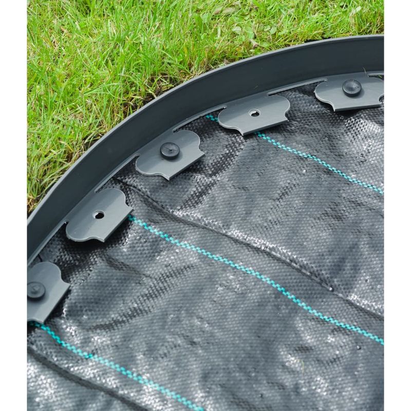 Casa si Gradina - Gradina si terasa - Garduri, panouri si accesorii - Nature Margine pentru bordura de gradina, gri, 5cmx10m - Infinity.ro