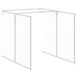 Petshop - Accesorii petshop - Culcusuri si custi - Custi interior si exterior - Cusca caine cu tarc antracit 165x455x181 cm otel galvanizat - Infinity.ro