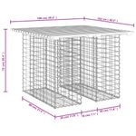 Casa si Gradina - Gradina si terasa - Mobilier exterior - Bancute de gradina - Banca de gradina, 100x102x72 cm, lemn masiv Douglas - Infinity.ro