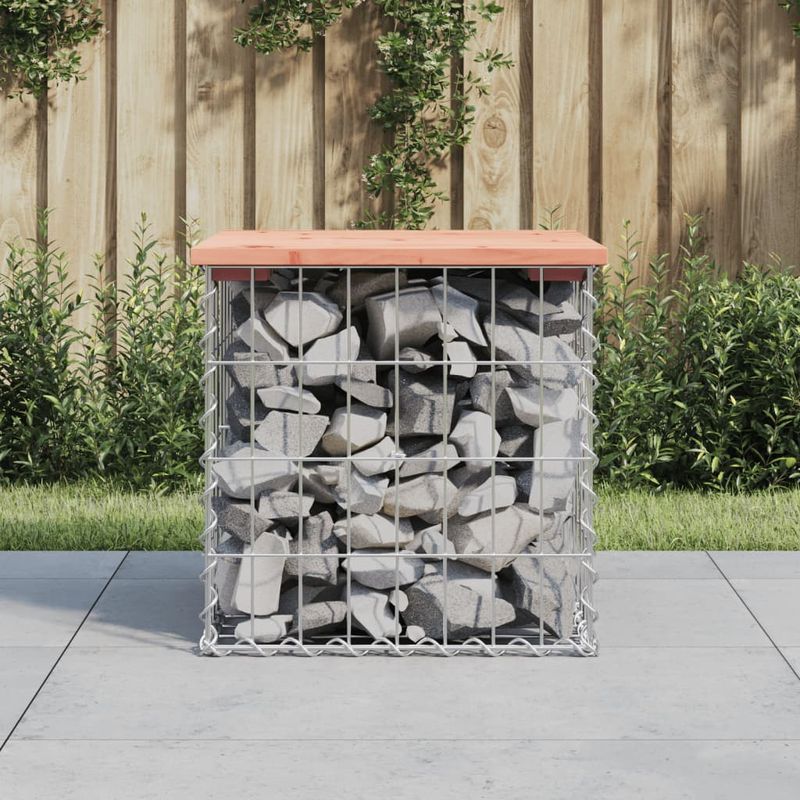 Casa si Gradina - Gradina si terasa - Mobilier exterior - Bancute de gradina - Banca de gradina, 43x44x42 cm, lemn masiv Douglas - Infinity.ro