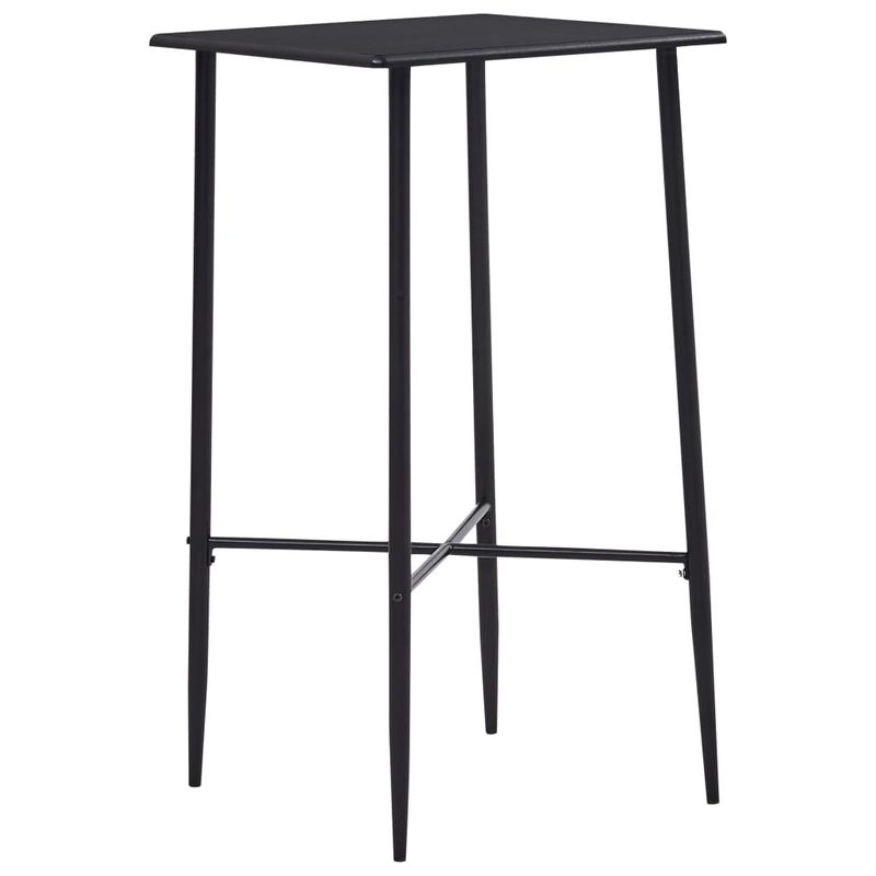 Casa si Gradina - Mobilier - Seturi de mobilier - Seturi bucatarie - Set mobilier de bar, 5 piese, negru, material textil - Infinity.ro