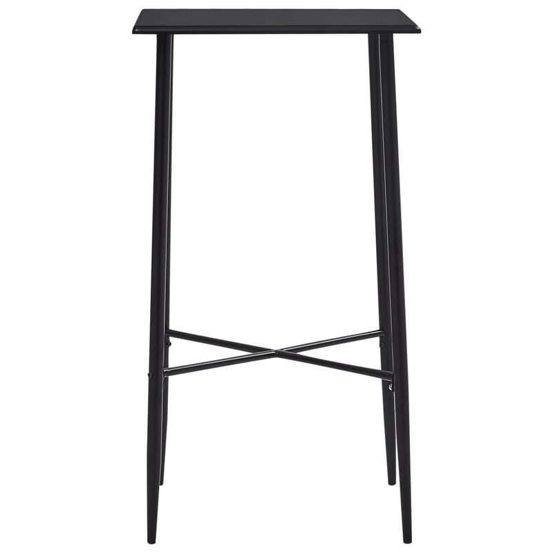 Casa si Gradina - Mobilier - Seturi de mobilier - Seturi bucatarie - Set mobilier de bar, 5 piese, negru, material textil - Infinity.ro