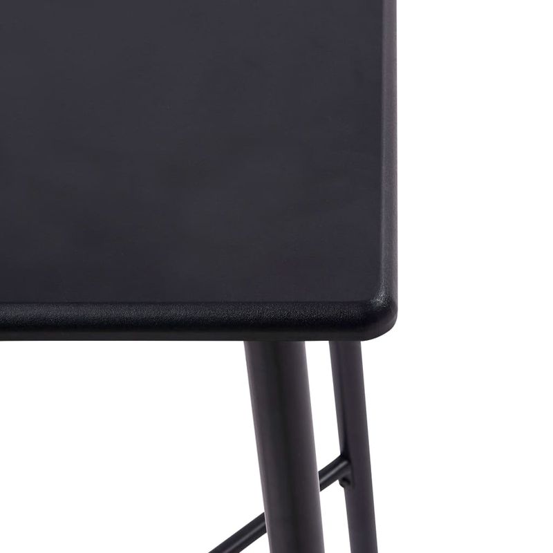 Casa si Gradina - Mobilier - Seturi de mobilier - Seturi bucatarie - Set mobilier de bar, 5 piese, negru, material textil - Infinity.ro