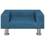 Casa si Gradina - Mobilier - Mobilier copii - Mobilier camera copiilor - Canapea pentru copii, albastru, 50x40x26,5 cm, catifea - Infinity.ro