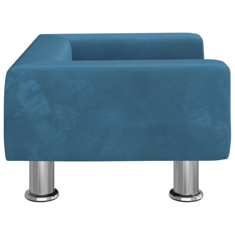 Casa si Gradina - Mobilier - Mobilier copii - Mobilier camera copiilor - Canapea pentru copii, albastru, 50x40x26,5 cm, catifea - Infinity.ro