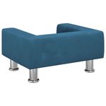 Casa si Gradina - Mobilier - Mobilier copii - Mobilier camera copiilor - Canapea pentru copii, albastru, 50x40x26,5 cm, catifea - Infinity.ro
