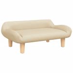 Casa si Gradina - Mobilier - Mobilier copii - Mobilier camera copiilor - Canapea pentru copii, crem, 70x40x24 cm, material textil - Infinity.ro