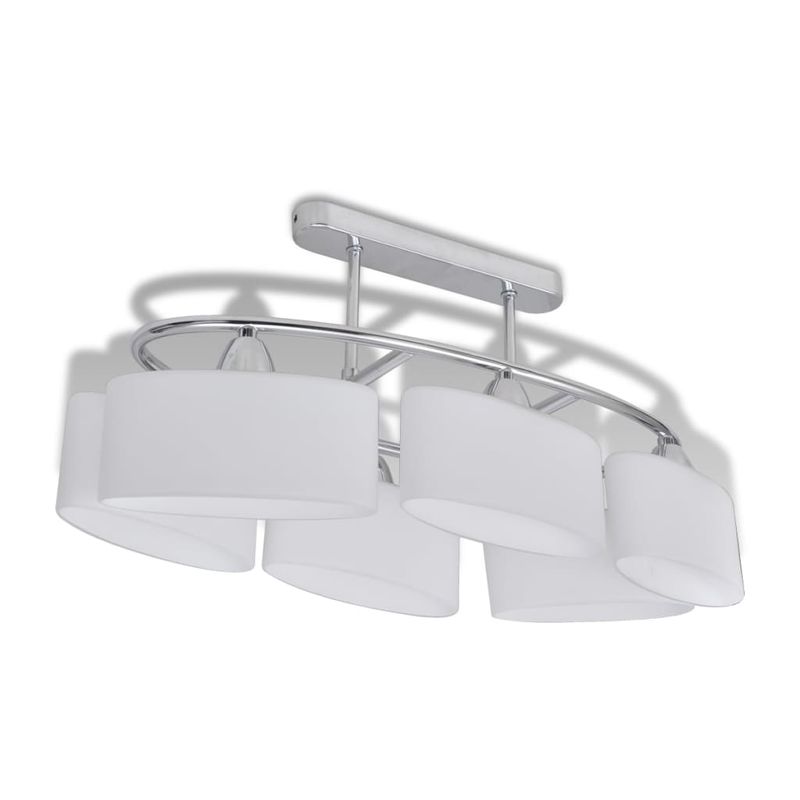 Casa si Gradina - Corpuri si surse de iluminat - Lustre si pendule - Lustra cu abajururi din sticla, 4 buc., E14 - Infinity.ro
