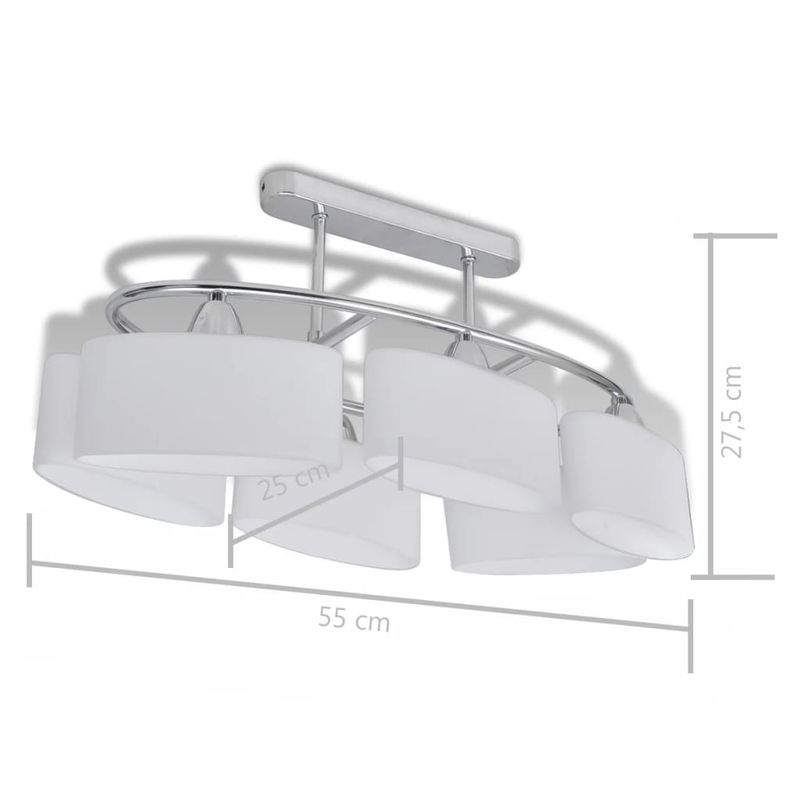 Casa si Gradina - Corpuri si surse de iluminat - Lustre si pendule - Lustra cu abajururi din sticla, 4 buc., E14 - Infinity.ro