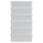 Casa si Gradina - Mobilier - Organizare si depozitare - Cutii depozitare - Cutii de depozitare din plastic, 6 buc., 25 L, stivuibile - Infinity.ro