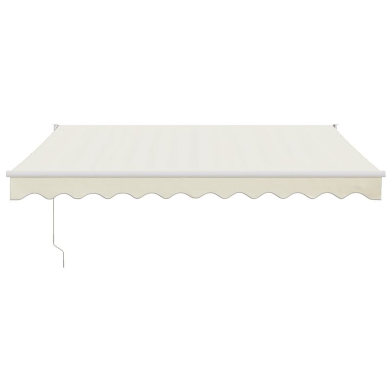 Casa si Gradina - Gradina si terasa - Umbrele si pavilioane - Umbrele - Copertina retractabila, crem, 3,5x2,5 m, textil si aluminiu - Infinity.ro