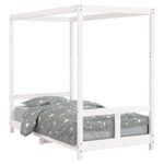 Casa si Gradina - Mobilier - Mobilier copii - Patuturi copii - Cadru de pat pentru copii, 80x160 cm, lemn masiv de pin - Infinity.ro