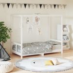 Casa si Gradina - Mobilier - Mobilier copii - Patuturi copii - Cadru de pat pentru copii, 80x160 cm, lemn masiv de pin - Infinity.ro