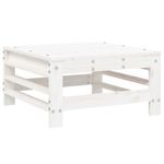 Casa si Gradina - Gradina si terasa - Mobilier exterior - Seturi mobila gradina - Set mobilier de gradina, 7 piese, alb, lemn masiv de pin - Infinity.ro