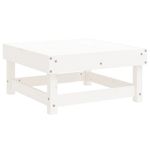 Casa si Gradina - Gradina si terasa - Mobilier exterior - Seturi mobila gradina - Set mobilier de gradina, 7 piese, alb, lemn masiv de pin - Infinity.ro
