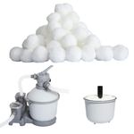 Casa si Gradina - Constructii - Scari si accesorii interioare - Alte accesorii pentru piscine - Bestway Bile de filtrare polisferice Flowclear, 500 g, 58475 - Infinity.ro