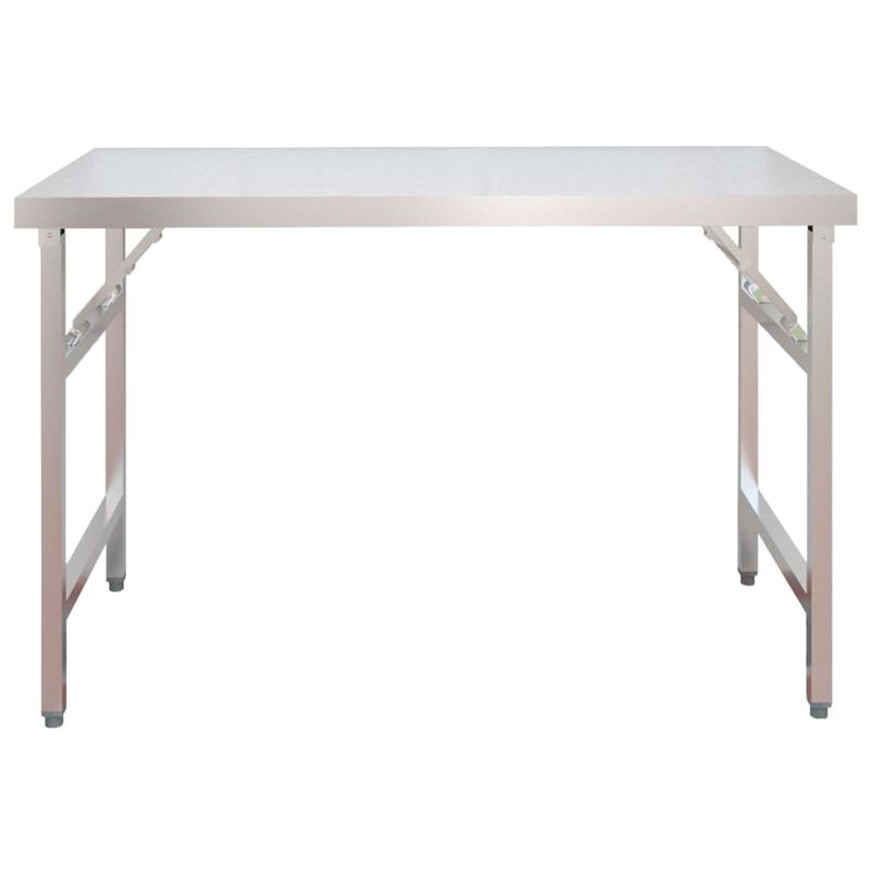 Casa si Gradina - Mobilier - Comode si corpuri - Corpuri bucatarie - Masa bucatarie cu raft superior, 120x60x115 cm, otel inoxidabil - Infinity.ro