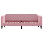 Casa si Gradina - Mobilier - Paturi si accesorii - Paturi - Pat de zi, roz, 80x200 cm, catifea - Infinity.ro