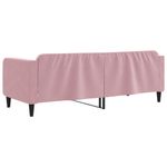 Casa si Gradina - Mobilier - Paturi si accesorii - Paturi - Pat de zi, roz, 80x200 cm, catifea - Infinity.ro