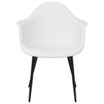 Casa si Gradina - Mobilier - Scaune si fotolii - Scaune - Scaune de bucatarie, 6 buc., alb, PP - Infinity.ro