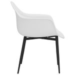 Casa si Gradina - Mobilier - Scaune si fotolii - Scaune - Scaune de bucatarie, 6 buc., alb, PP - Infinity.ro
