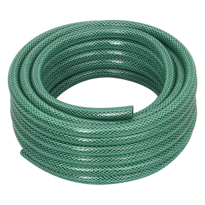 Casa si Gradina - Gradinarit si plante - Instalatii si accesorii pentru irigatii - Furtunuri de gradina si accesorii - Furtun de gradina cu set de racorduri, verde, 0,6", 50 m, PVC - Infinity.ro
