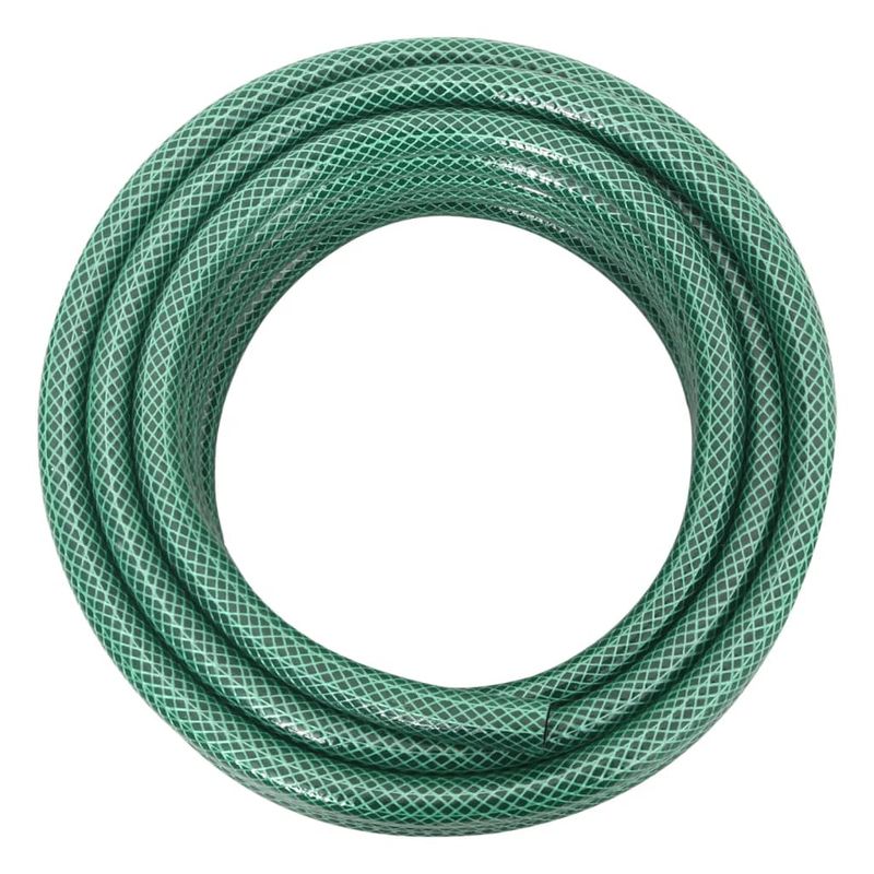 Casa si Gradina - Gradinarit si plante - Instalatii si accesorii pentru irigatii - Furtunuri de gradina si accesorii - Furtun de gradina cu set de racorduri, verde, 0,6", 50 m, PVC - Infinity.ro