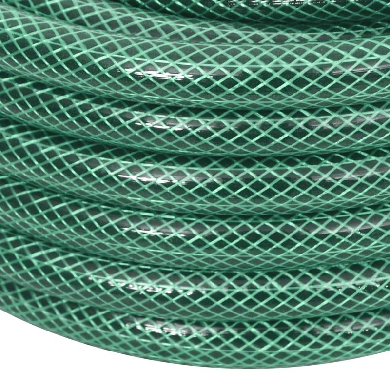 Casa si Gradina - Gradinarit si plante - Instalatii si accesorii pentru irigatii - Furtunuri de gradina si accesorii - Furtun de gradina cu set de racorduri, verde, 0,6", 50 m, PVC - Infinity.ro